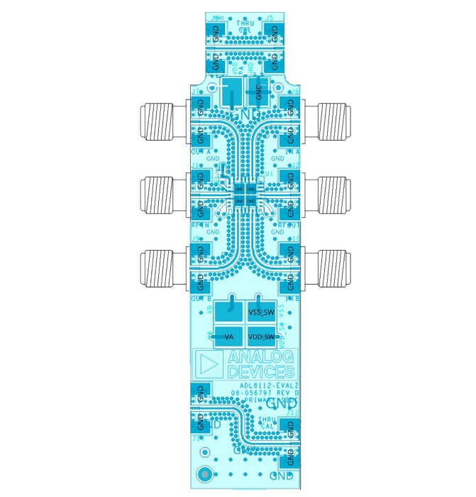 Analog Devices Inc. ADL8112-EVALZ評価ボード